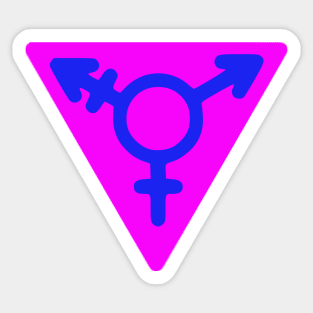 The Nangeroni Trans Community Symbol (Mimeographic History) Sticker